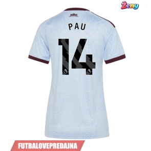 Lacne Ženy Futbalové dres Aston Villa Pau Torres #14 2026-27 Krátky Rukáv - Tretina